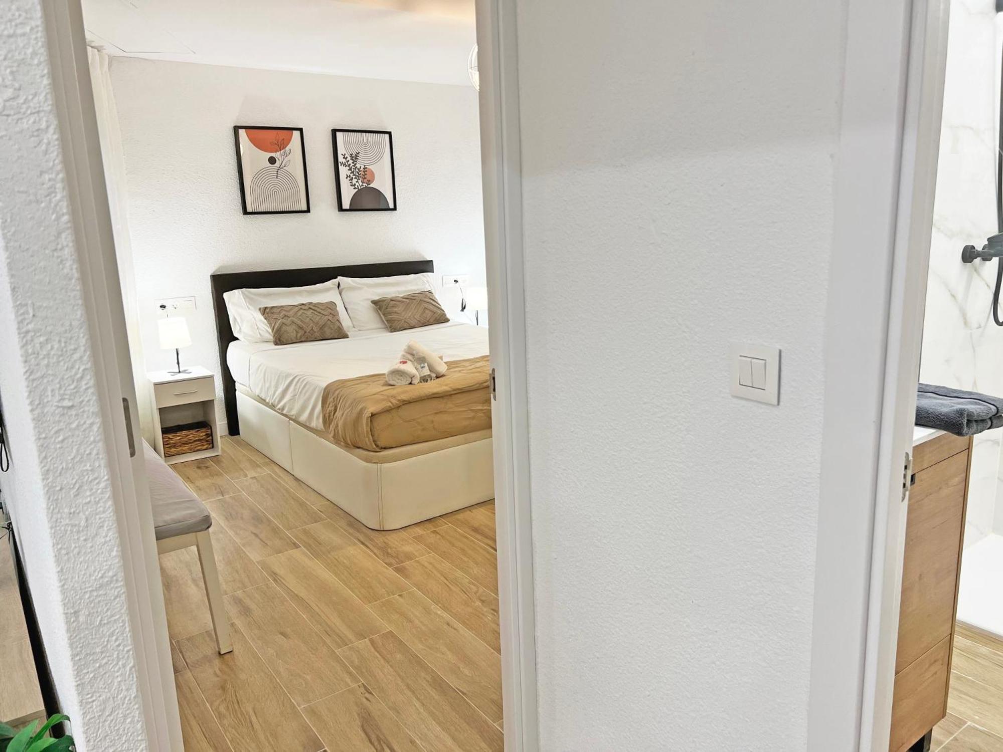 דירות אל קאמפיו Coqueto Con Piscina, Nuevo A 50M Del Mar, Parking Gratis מראה חיצוני תמונה